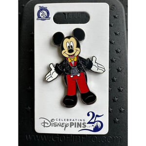 2025 Disney Parks 25th Anniversary Pin Trading Mickey Mouse Pin